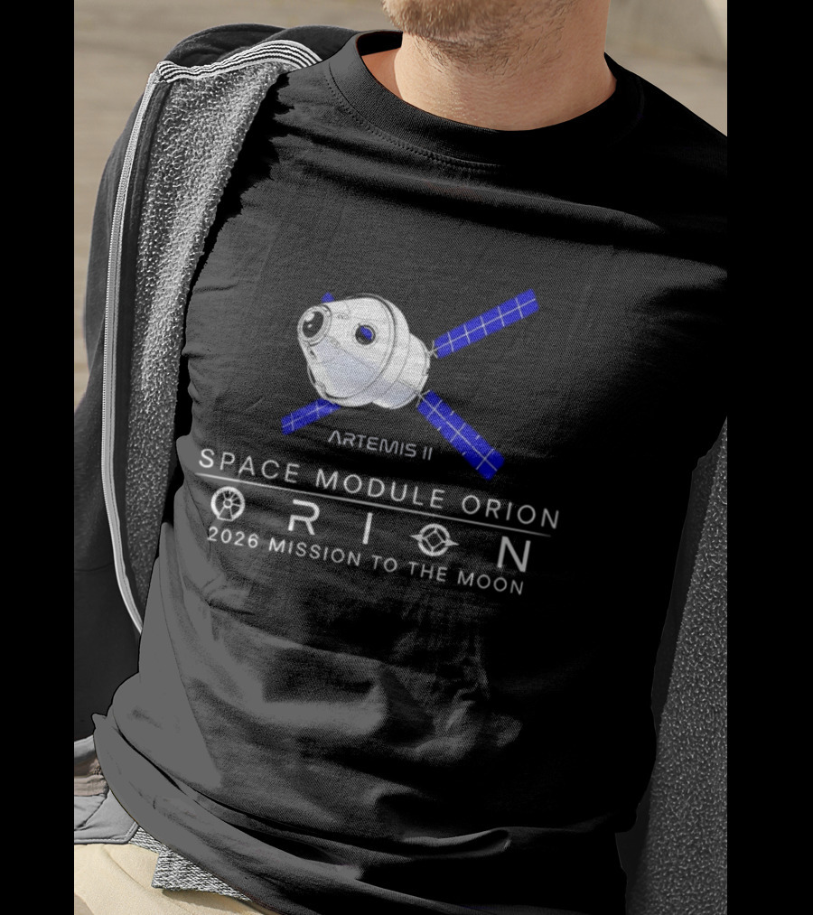 Artemis II Space Module Orion 2026 Mission To The Moon T-Shirt