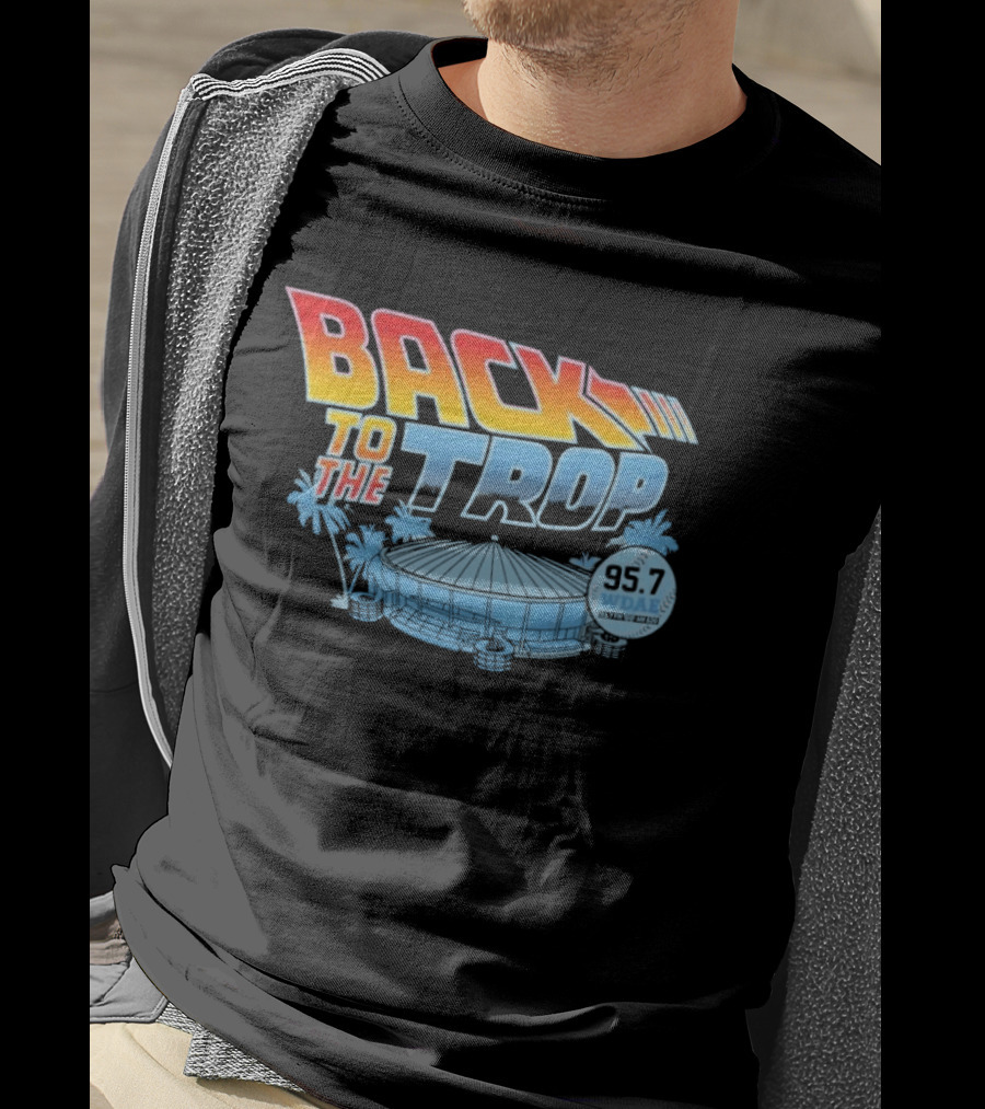 Back To The Trop Tampa Bay Rays 95.7 WDAE Tropicana Field Palms T-Shirt