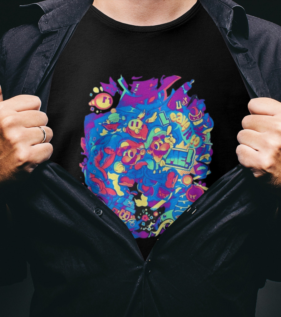 Bros Connection Brothers Leave It To Me Retro Gaming Adventure T-Shirt