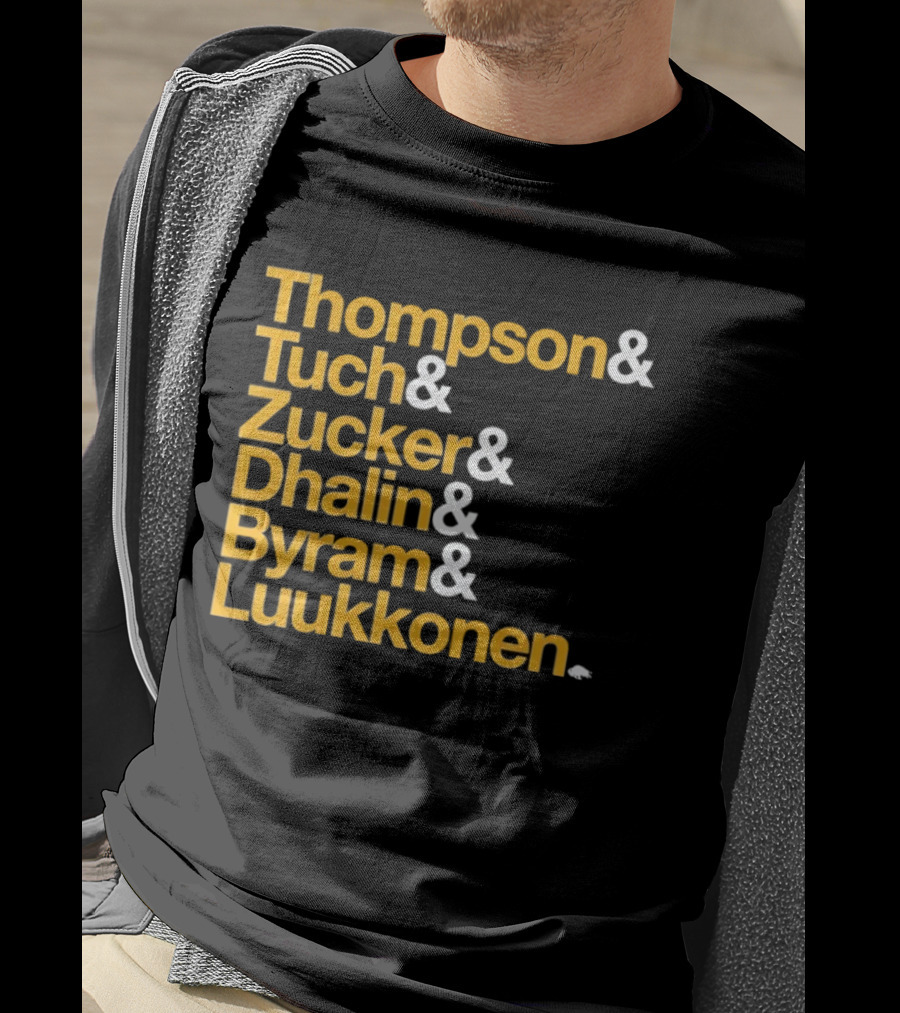 Thompson Tuch Zucker Dahlin Byram Luukkonen Buffalo Sabres 2026 T-Shirt