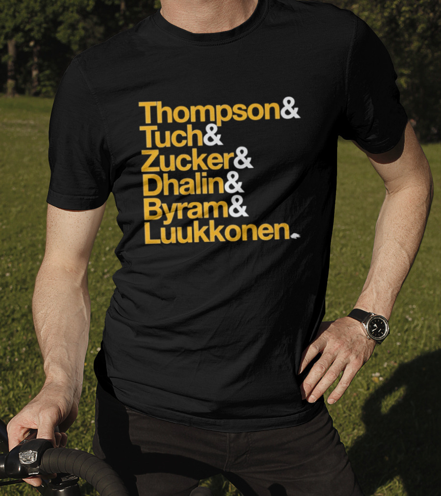 Thompson Tuch Zucker Dahlin Byram Luukkonen Buffalo Sabres 2026 T-Shirt