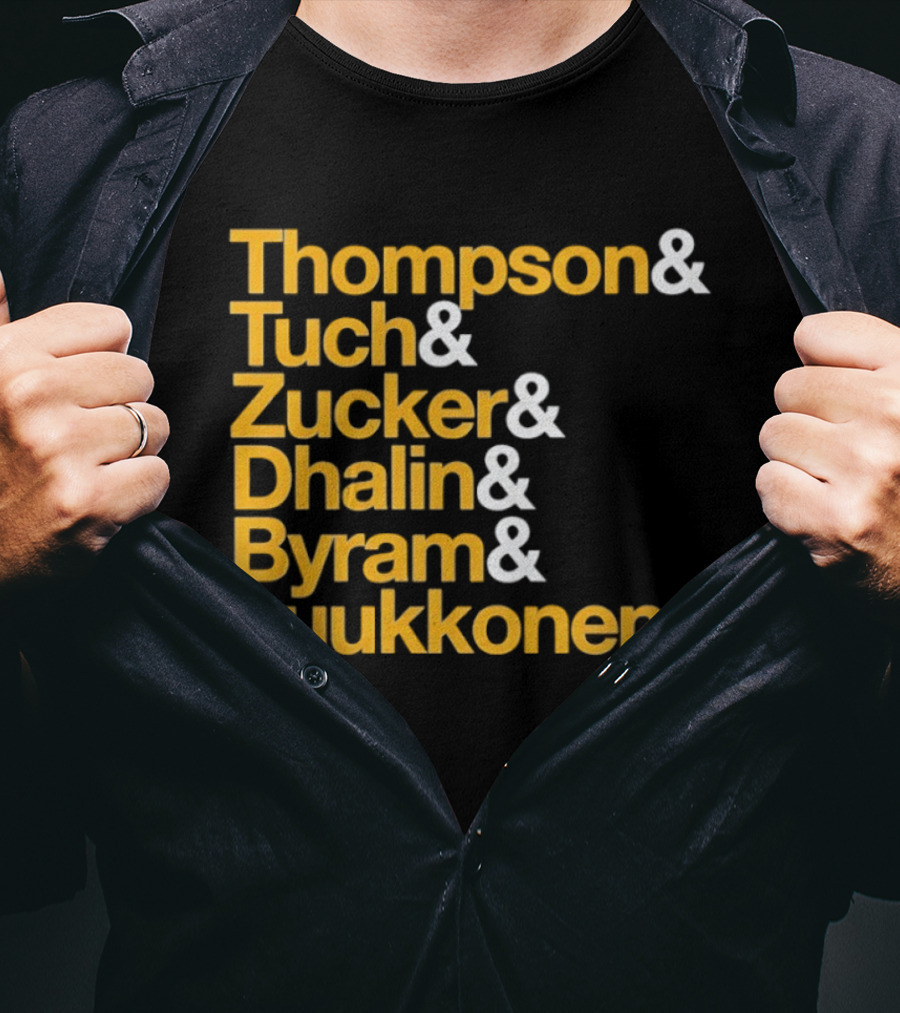 Thompson Tuch Zucker Dahlin Byram Luukkonen Buffalo Sabres 2026 T-Shirt
