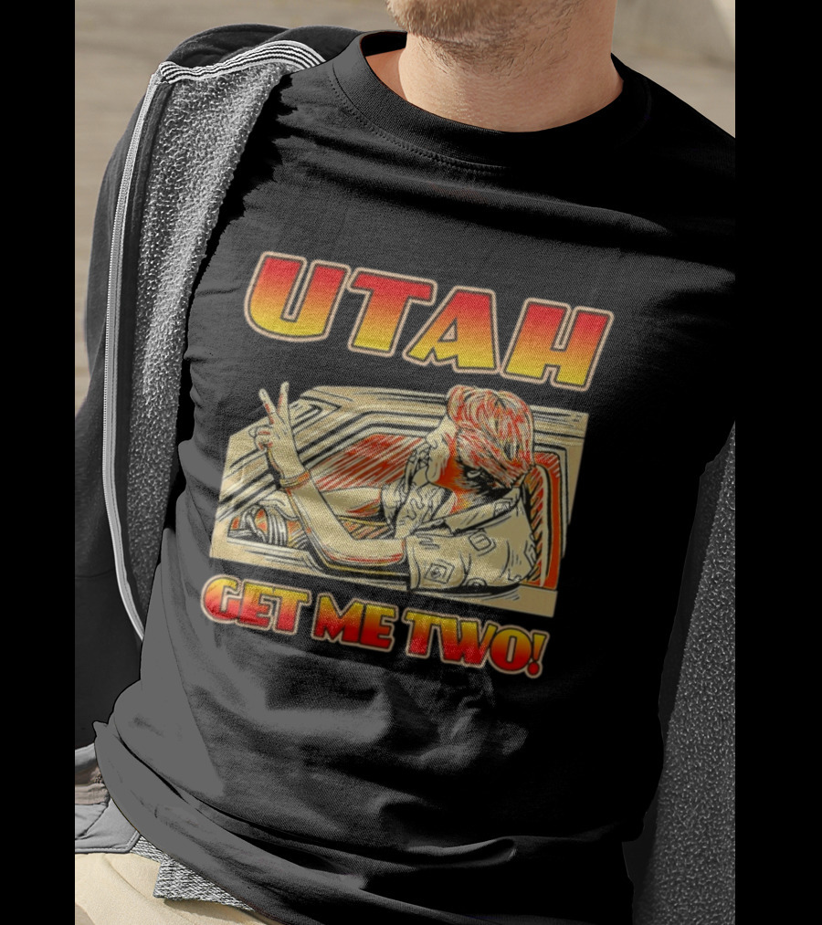 Utah Get Me Two Vintage Movie Car Scene T-Shirt