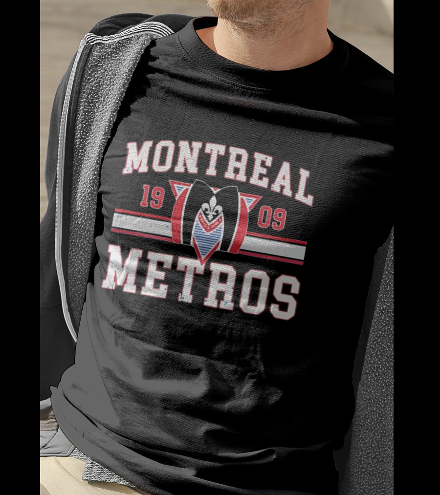 Montreal Metros 1909 Team Rivalry Hollander T-Shirt