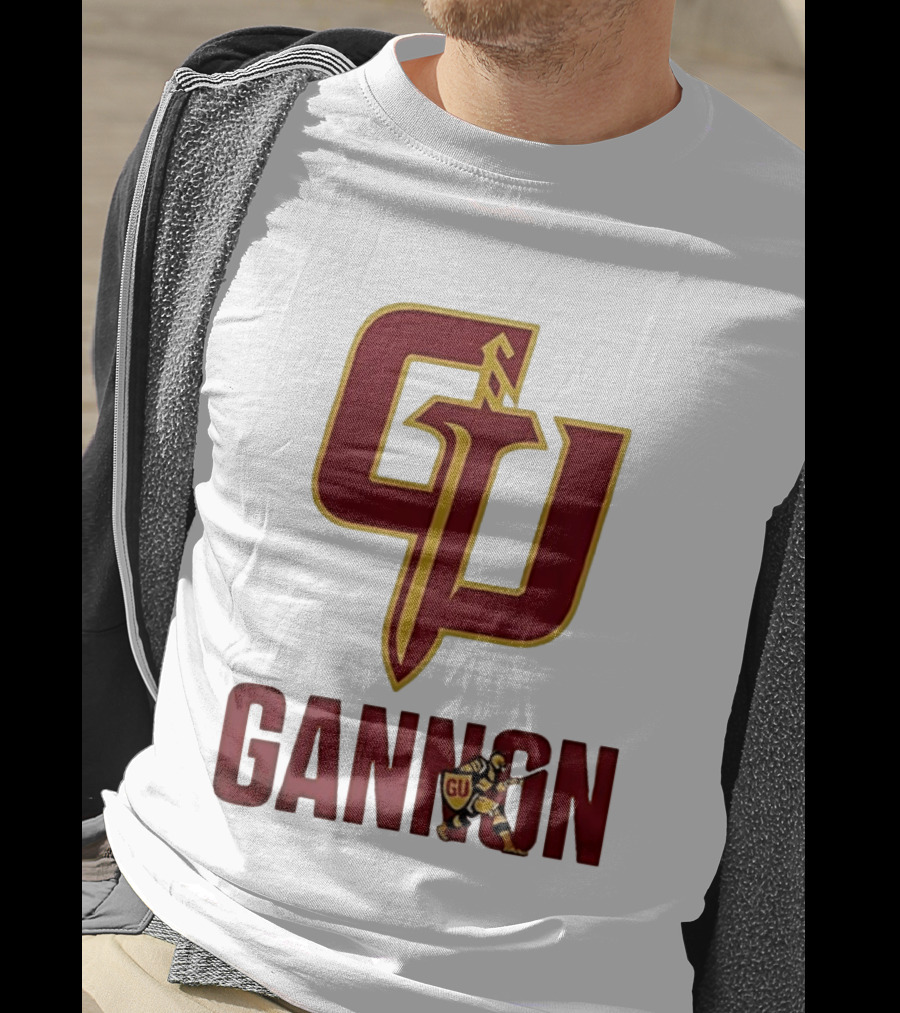 Gannon Golden Knights GU Basketball Logo With Knight T-Shirt