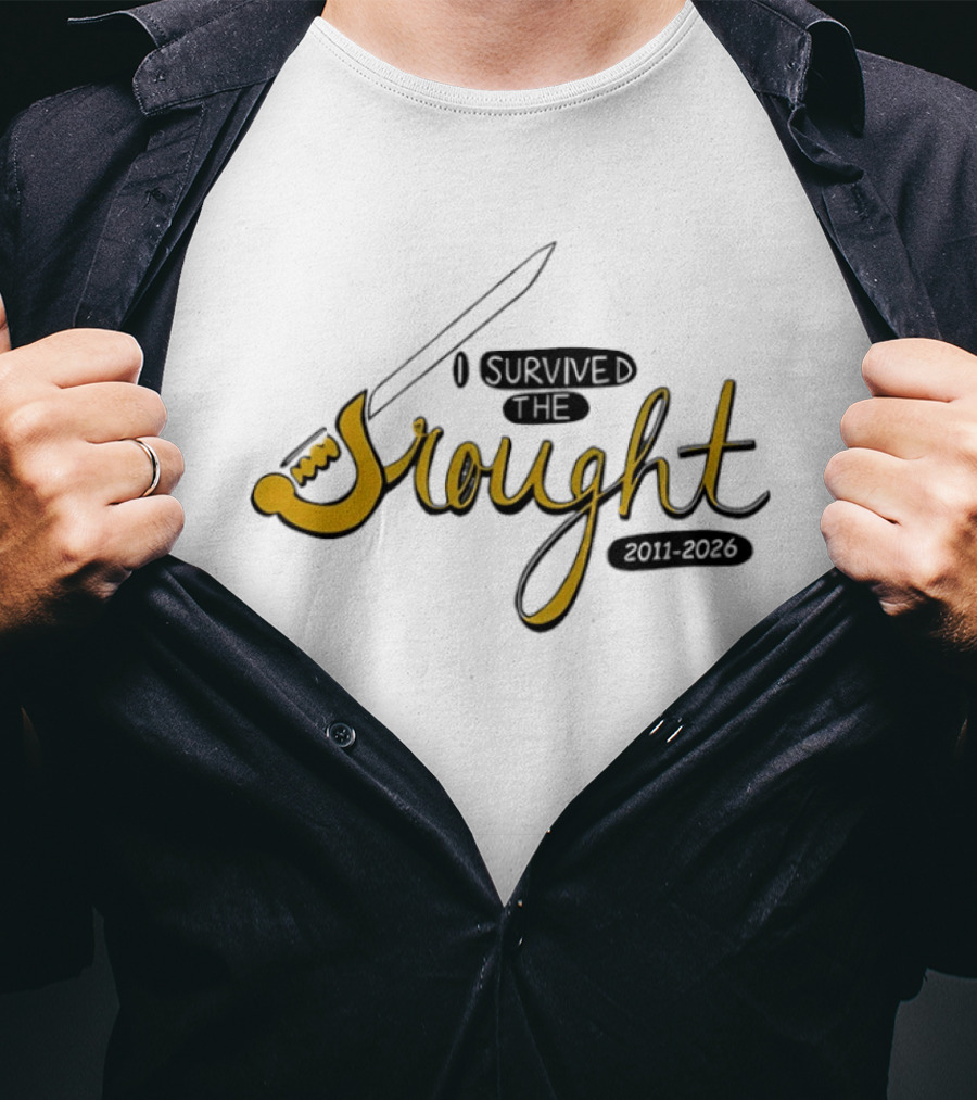 I Survived The Drought 2011 2026 Sword T-Shirt