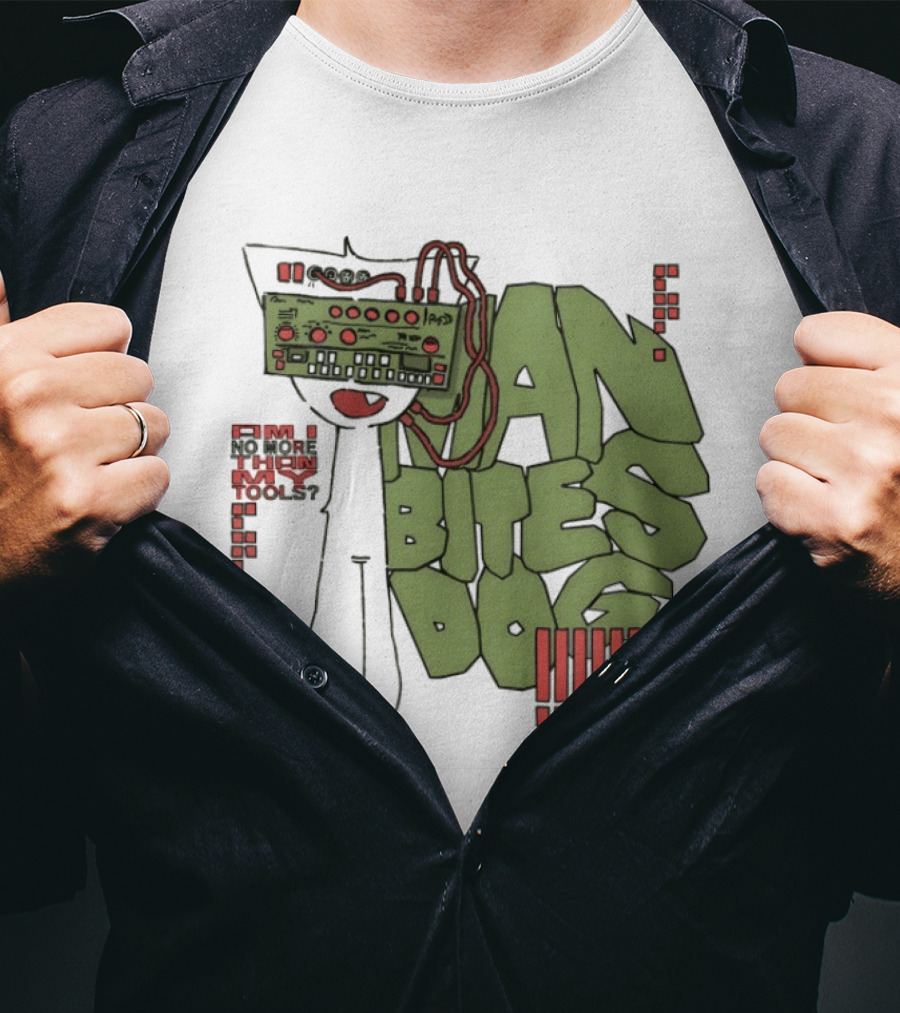 Man Bites Dog MF DOOM Am I No More Than My Tools T-Shirt