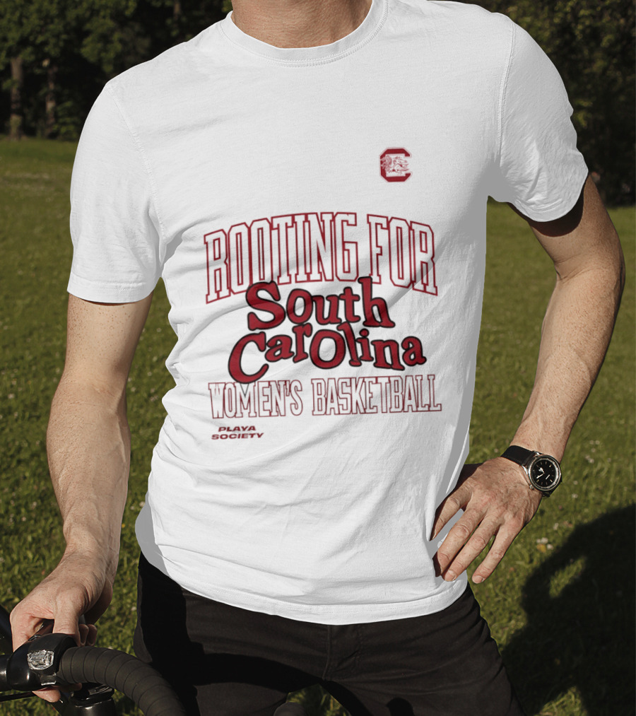 Rooting For South Carolina Women's Basketball Playa Society T-Shirt
