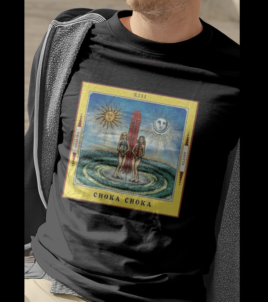 Shakira Anitta Choka Choka Tarot Card XIII Sun Moon Collaboration T-Shirt
