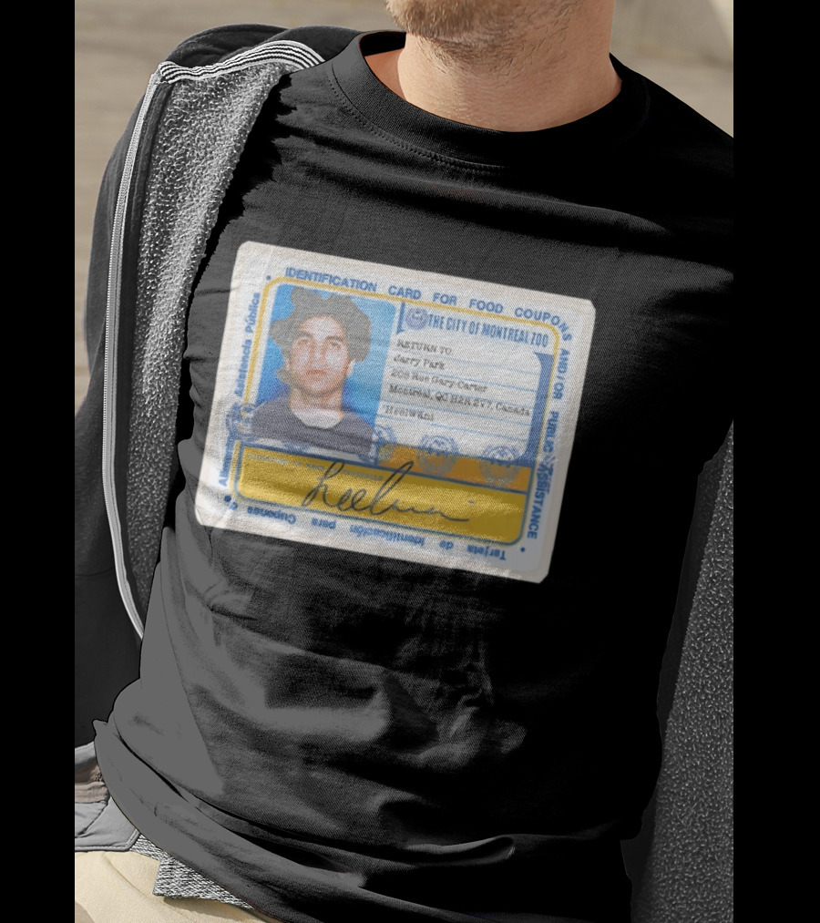 Jarry Park Identification Card The City Of Montreal Zoo Gary Carter Address T-Shirt