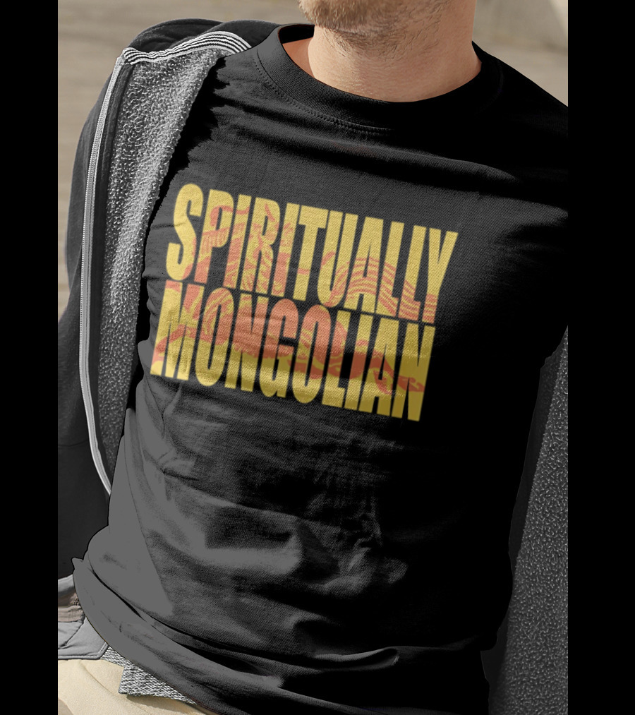 Spiritually Mongolian Traditional Motifs T-Shirt