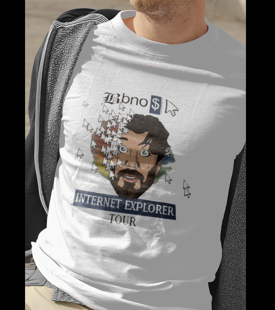 Bbno Internet Explorer Tour Cursor Face T-Shirt