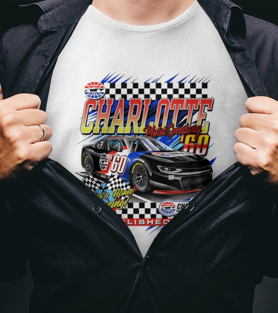 Charlotte Motor Speedway '60 America's Home For Racing Established 1960 T-Shirt