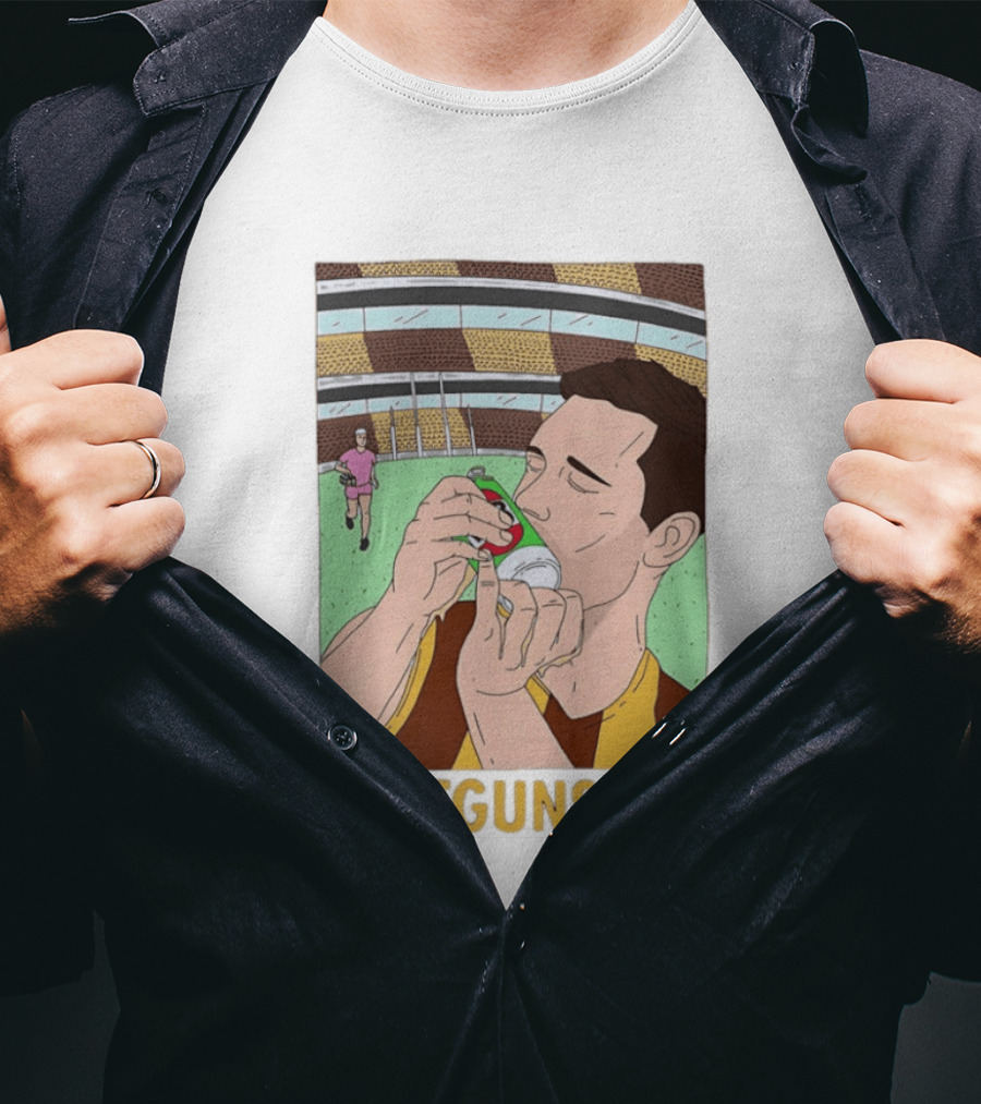 Jack Gunston Shotgunston Hawthorn Football Club Official Merchandise T-Shirt