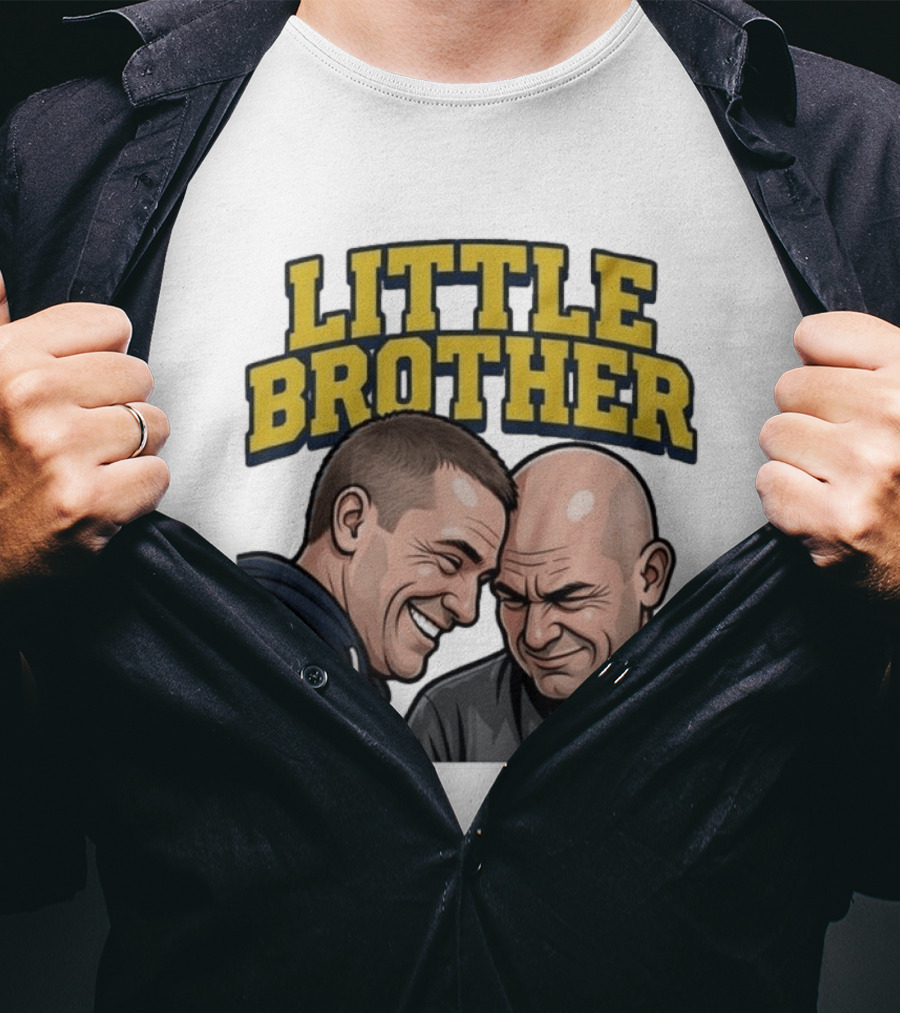 Michigan Wolverines Vs Uconn Huskies Little Brother Dusty May Dan Hurley T-Shirt