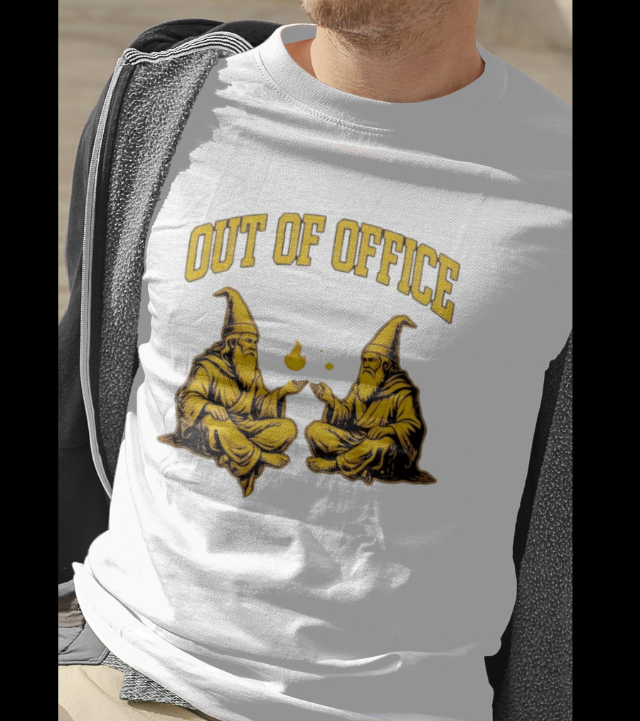 Out Of Office Wizards Magical Sorcery Wizardry Duo T-Shirt