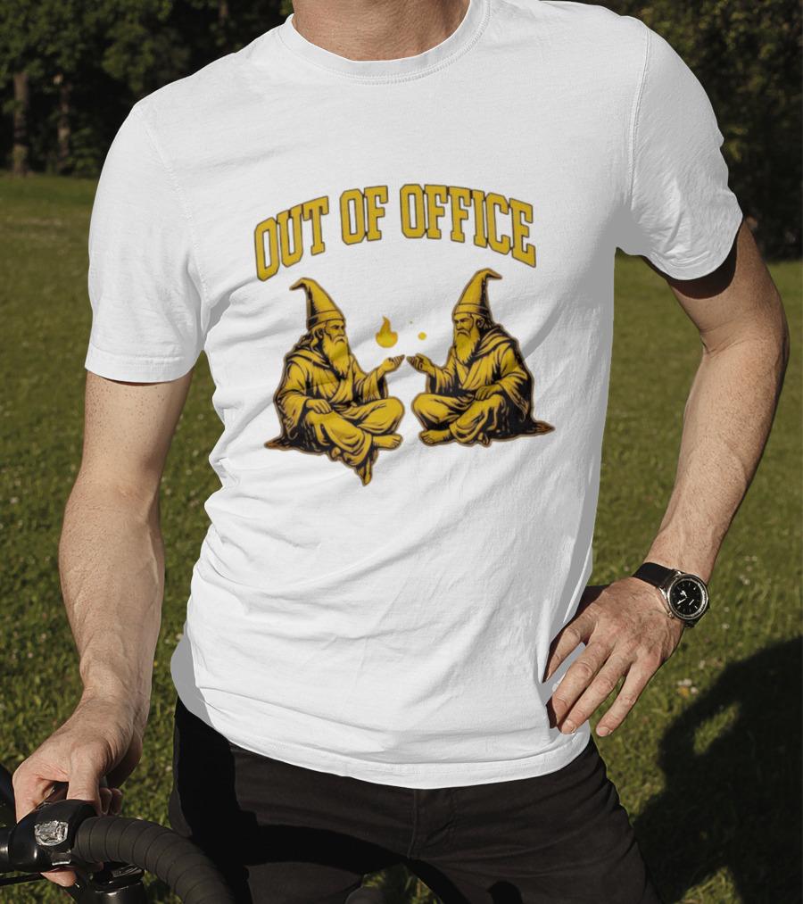 Out Of Office Wizards Magical Sorcery Wizardry Duo T-Shirt