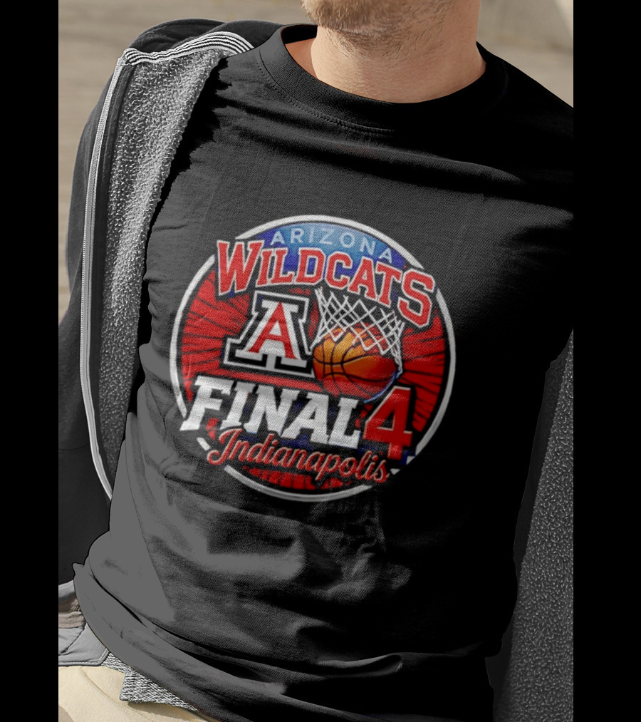 Arizona Wildcats Final 4 Indianapolis Basketball T-Shirt