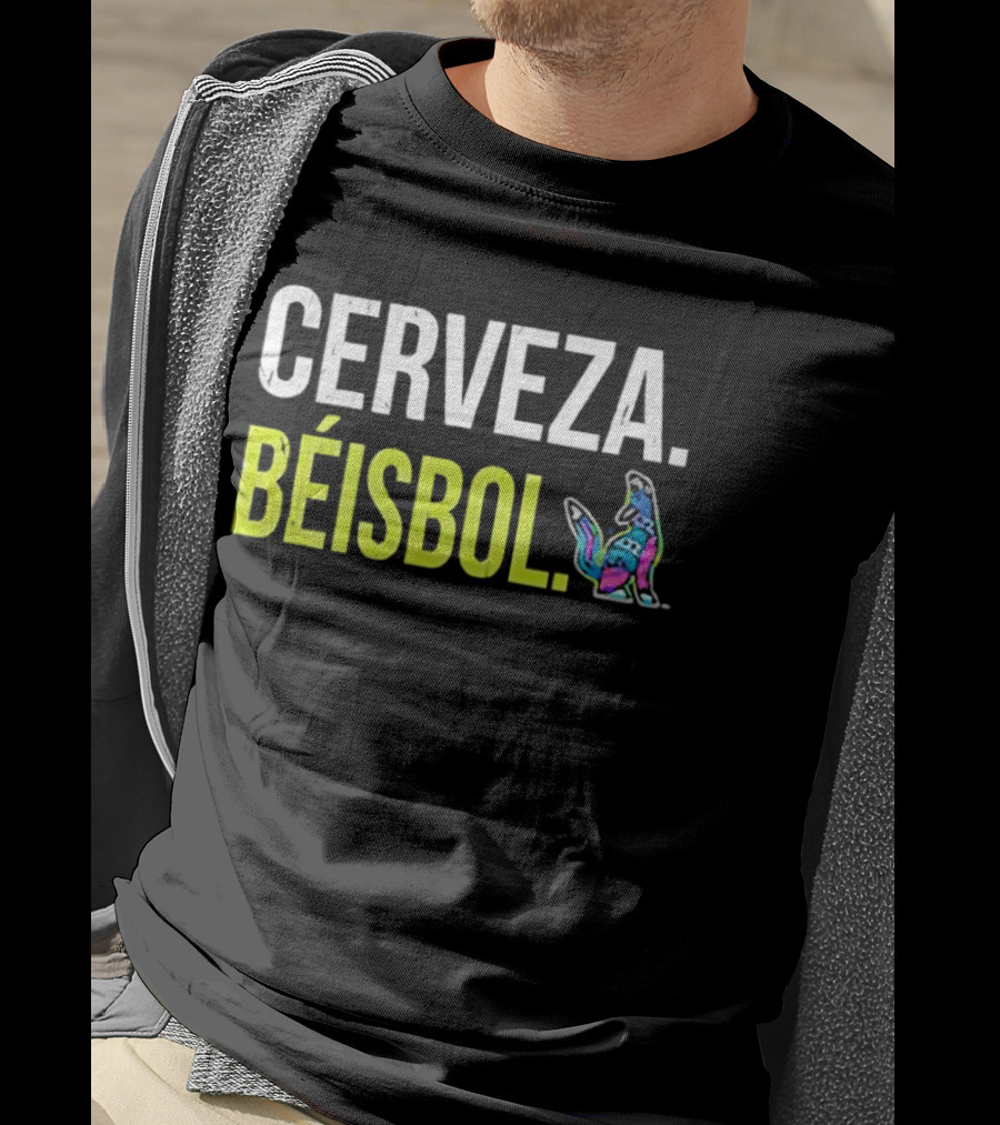 Cerveza Beisbol Vibrant Dog T-Shirt