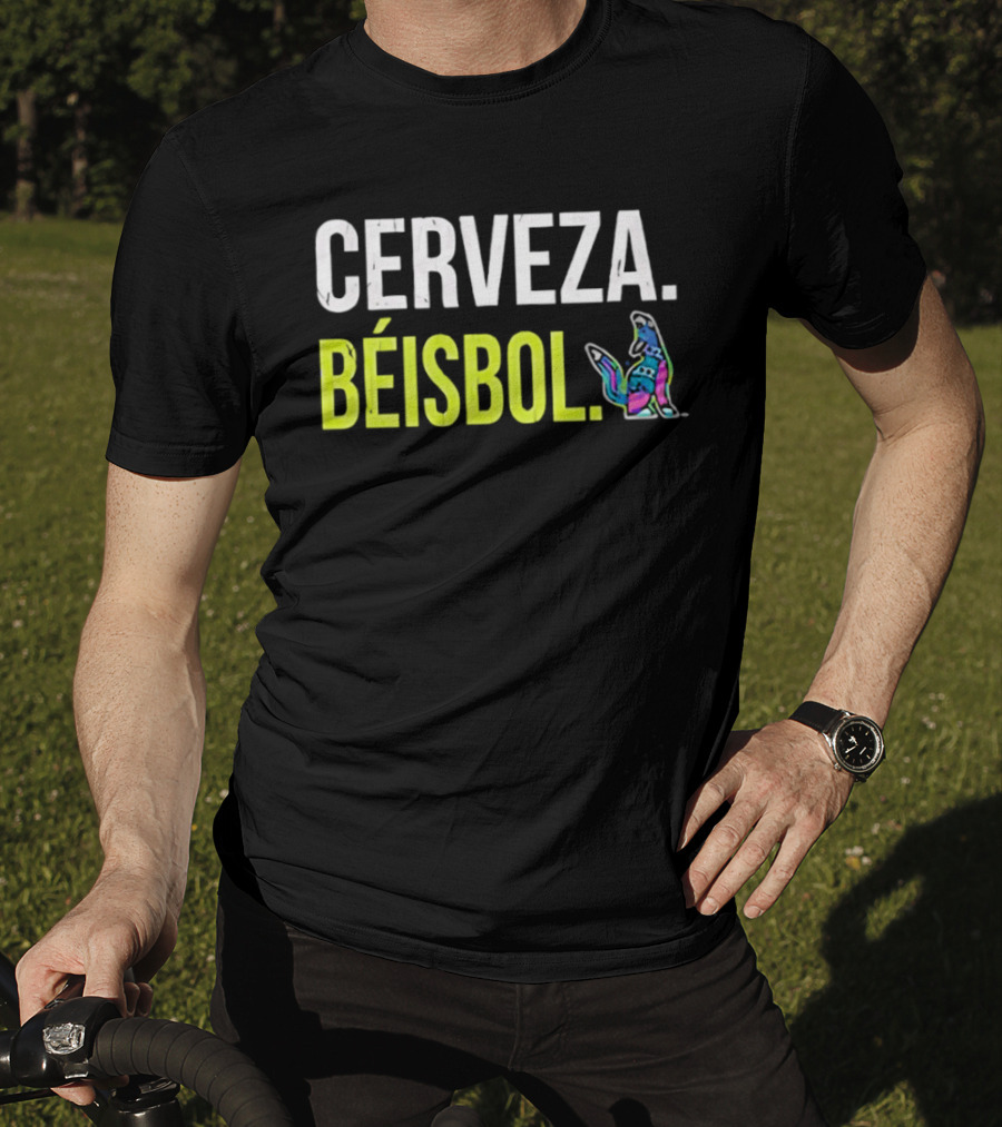 Cerveza Beisbol Vibrant Dog T-Shirt
