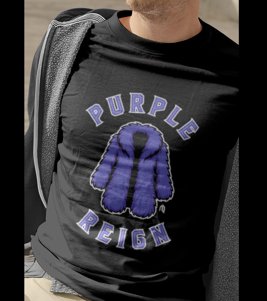 Purple Reign Colorado Rockies Fur Coat T-Shirt