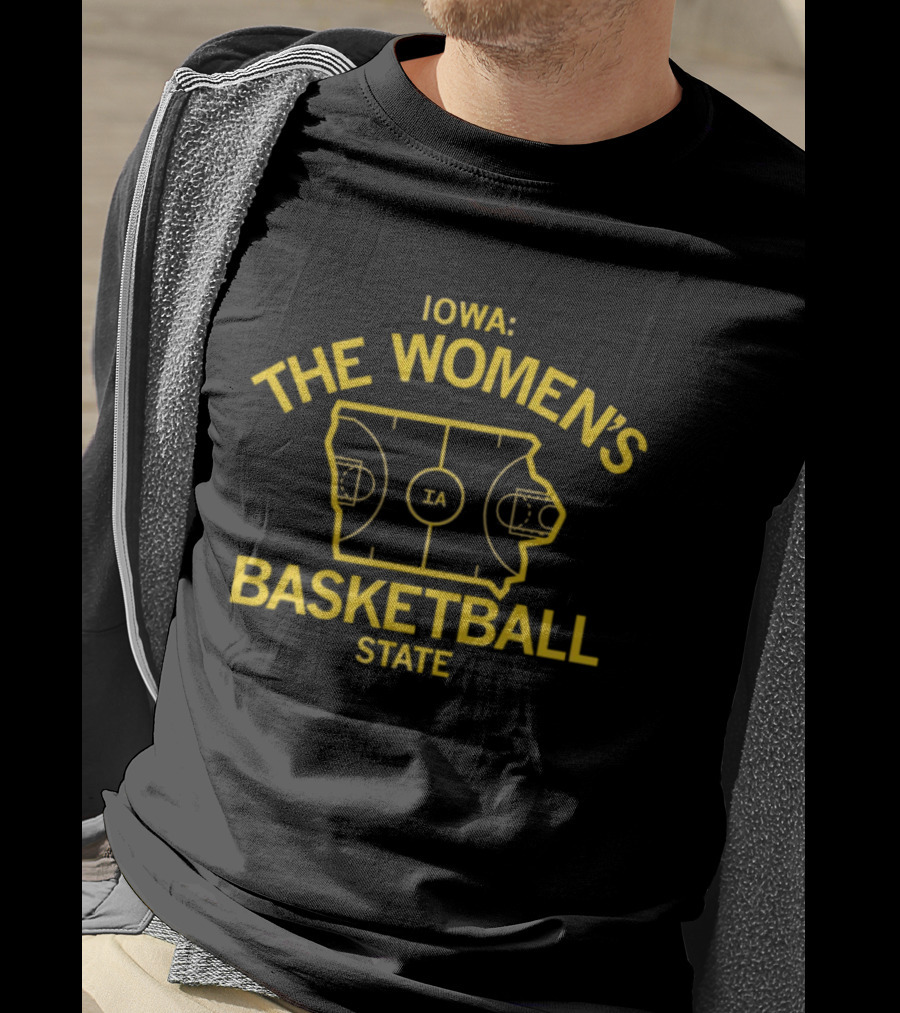 Iowa The Women's Basketball State Court IA T-Shirt