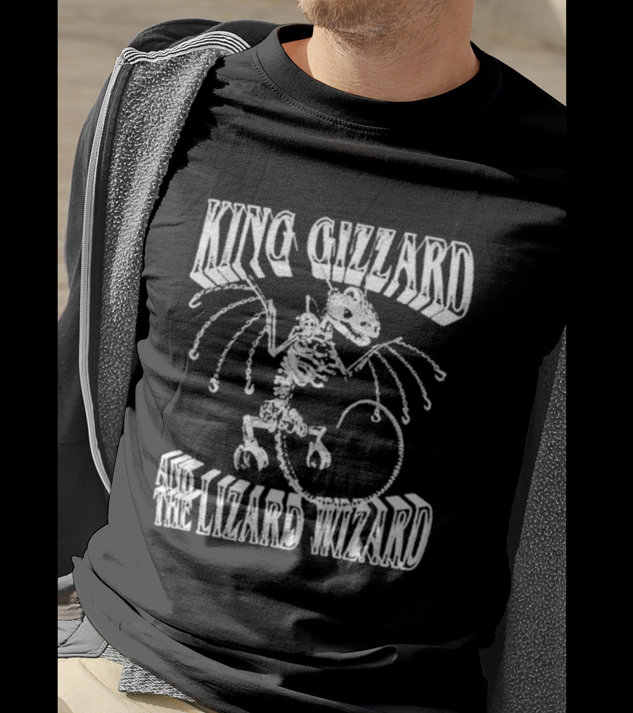 King Gizzard New Petro Dragon King Lizard Wizard T-Shirt