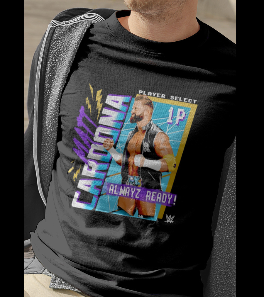 Matt Cardona Player Select 1P Alwayz Ready WWE T-Shirt