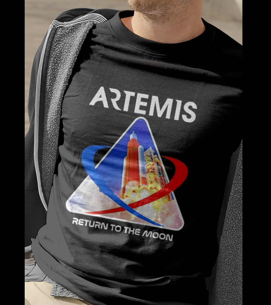 NASA Artemis Return To The Moon Enthusiast Launch Exploration T-Shirt