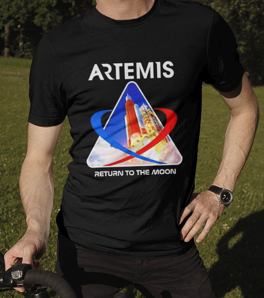 NASA Artemis Return To The Moon Enthusiast Launch Exploration T-Shirt