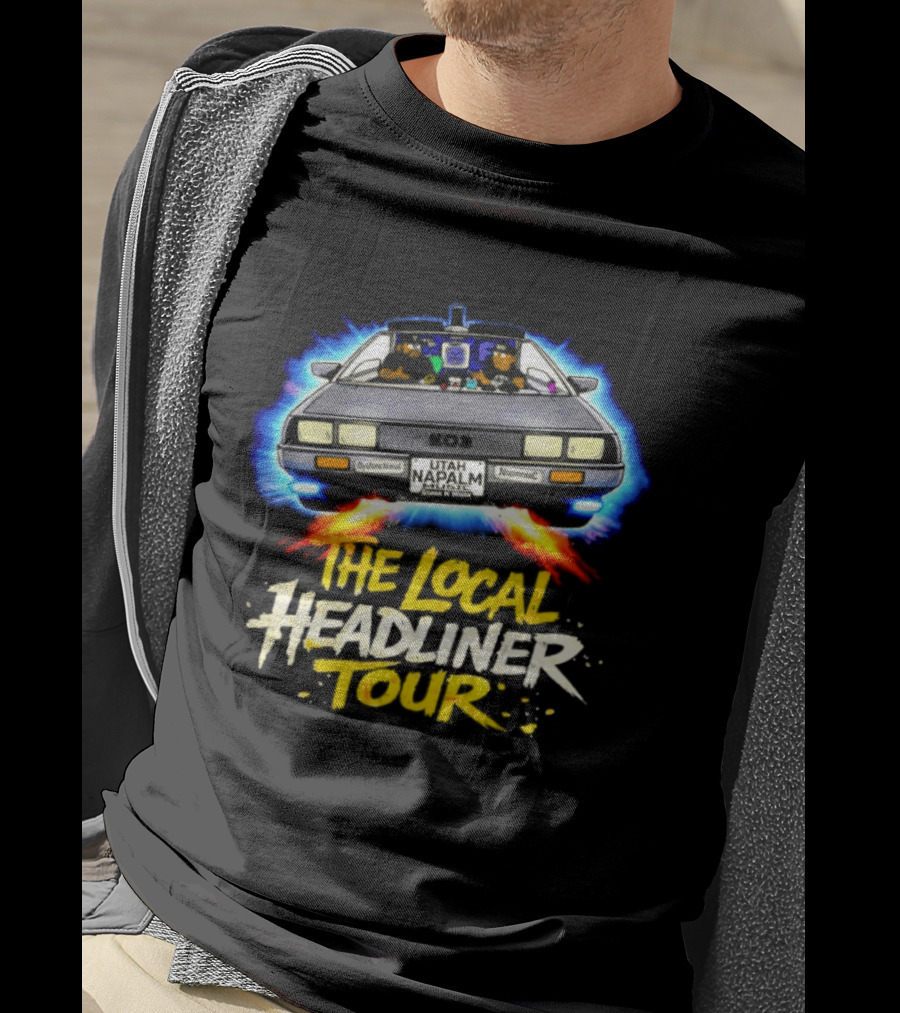 The Local Headliner Tour 80s Iconic Car Adventure T-Shirt