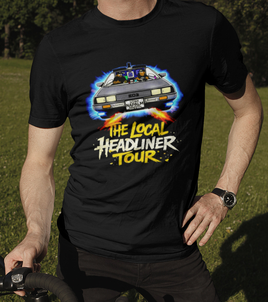 The Local Headliner Tour 80s Iconic Car Adventure T-Shirt