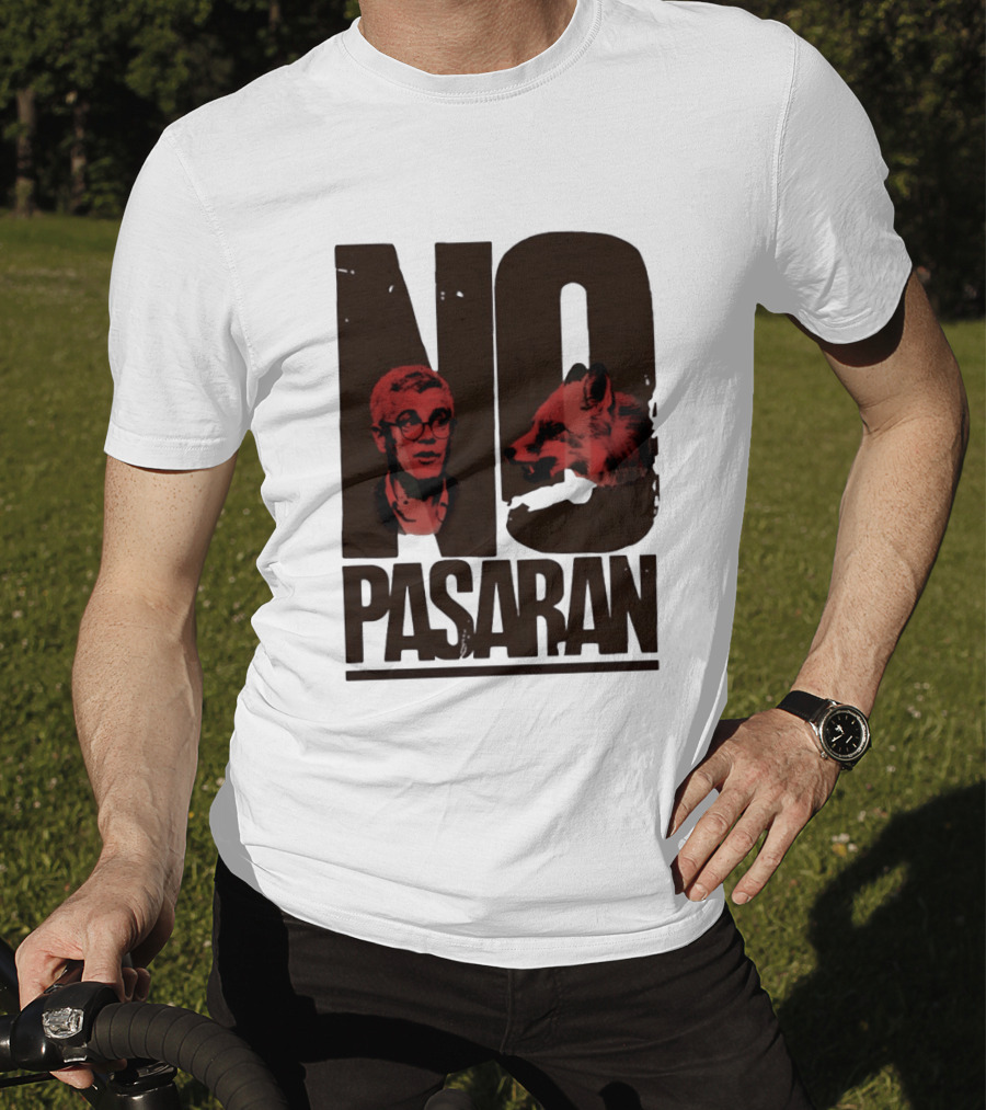 No Pasaran Wolf And Man T-Shirt