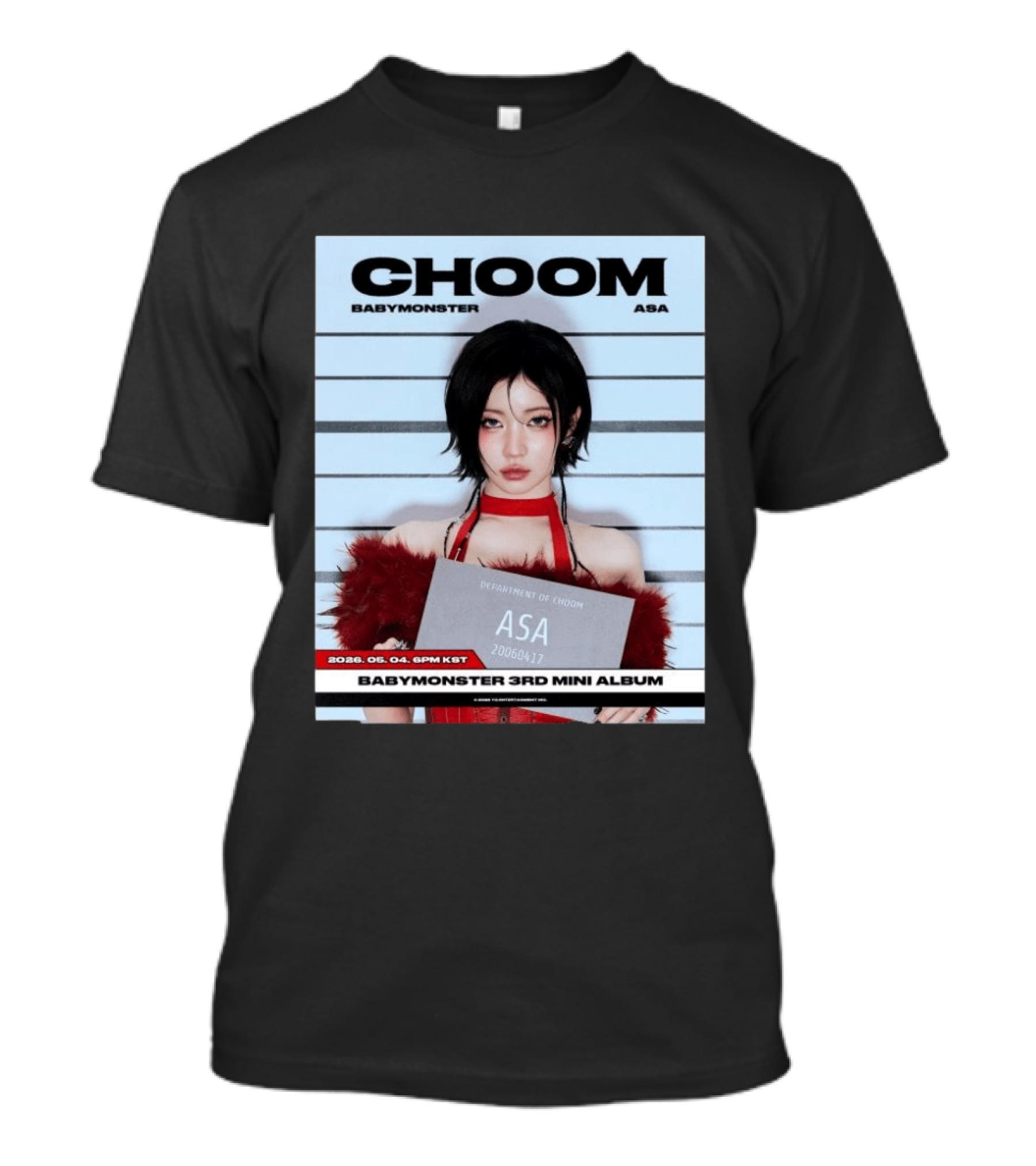 CHoom Babymonster ASA 2026 Visual Photo Release May 4 6PM KST 3rd Mini Album T-Shirt