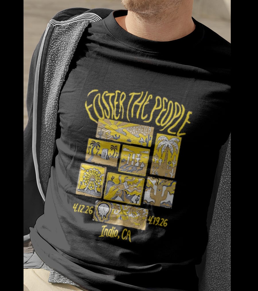 Foster The People Coachella 2026 Indio CA T-Shirt
