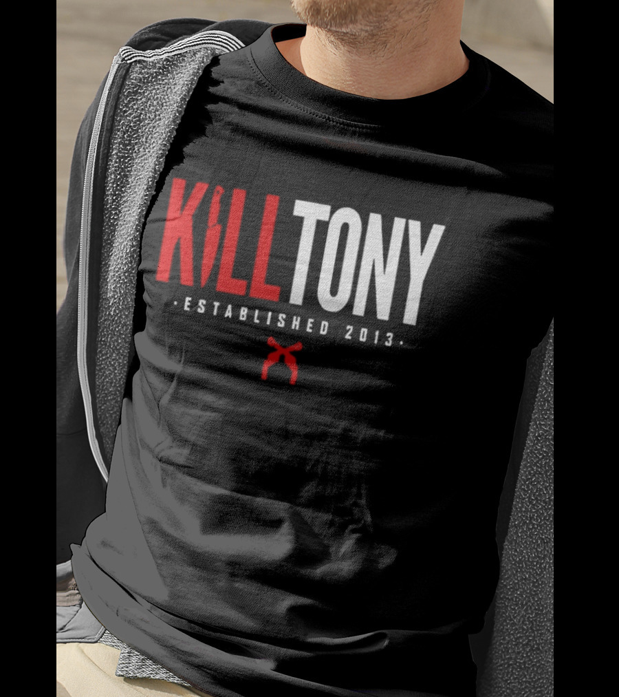 Kill Tony Established 2013 Knife Microphone T-Shirt