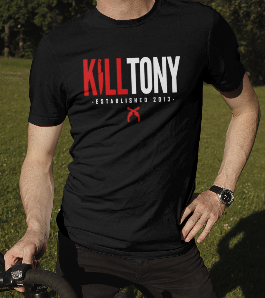 Kill Tony Established 2013 Knife Microphone T-Shirt