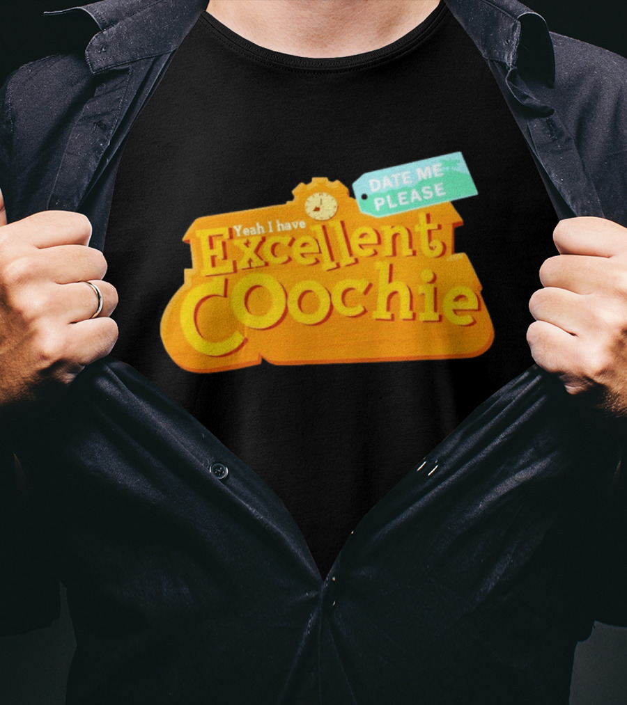 Yeah I Have Excellent Coochie Date Me Please Text With T-Shirt