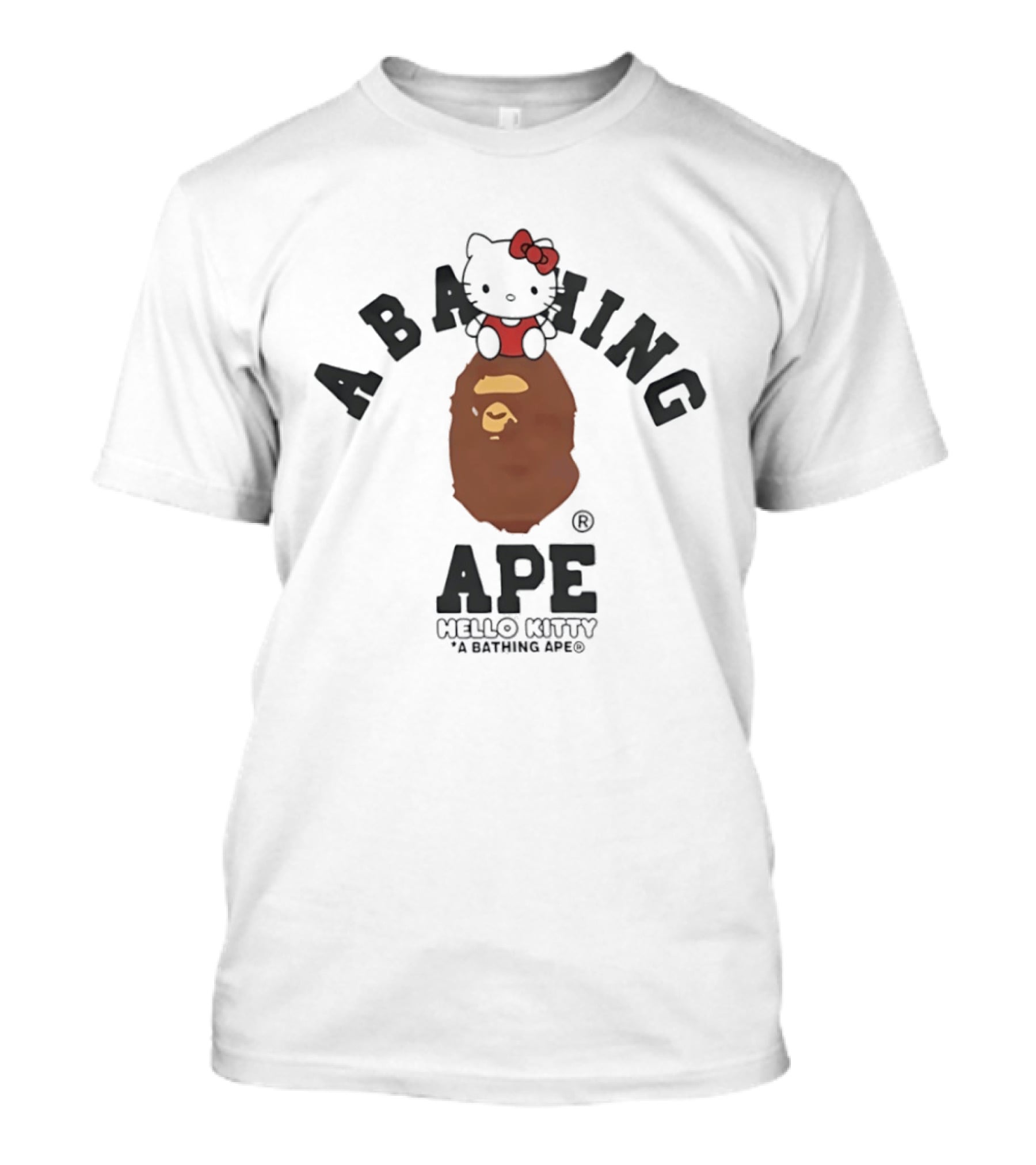 A Bathing Ape Sanrio Hello Kitty Collaboration T-Shirt