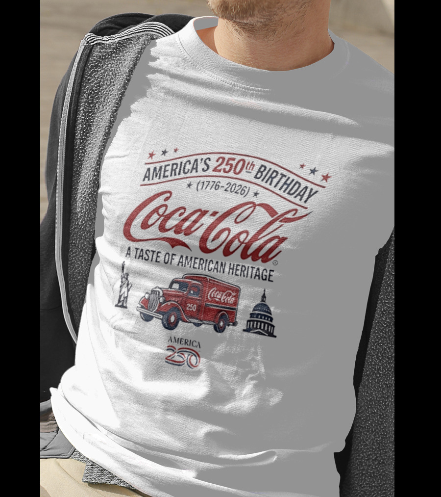 America's 250th Birthday Coca Cola 1776 2026 A Taste Of American Heritage T-Shirt