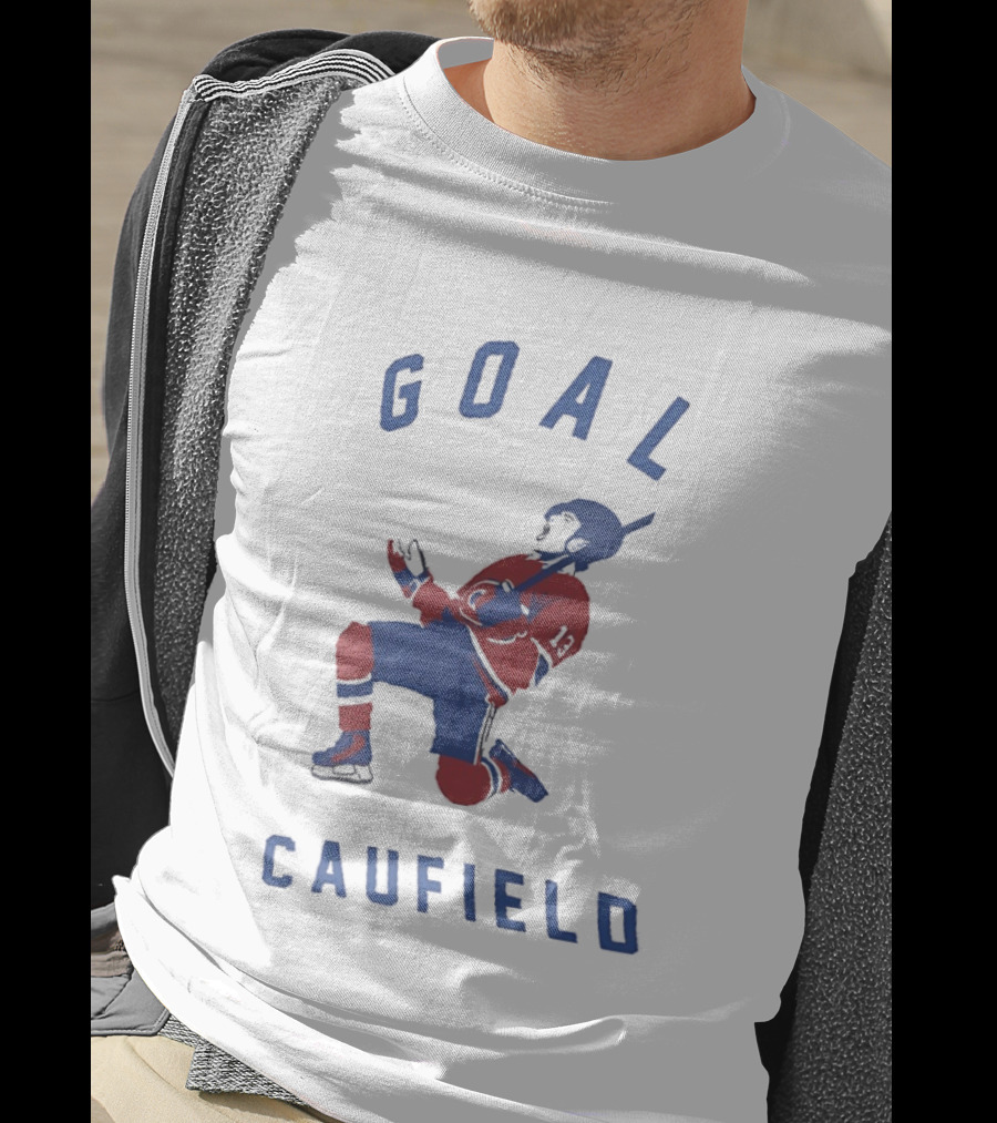 GOAL Caufield Montreal Canadiens Ice Hockey Celebration T-Shirt