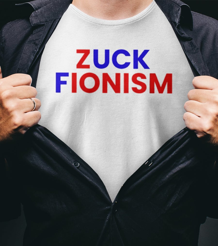 F*** Zuck Fionism Blue Red T-Shirt