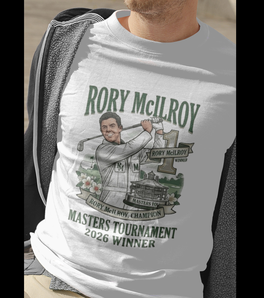 Rory McIlroy 2026 Masters Tournament Winner Champion T-Shirt