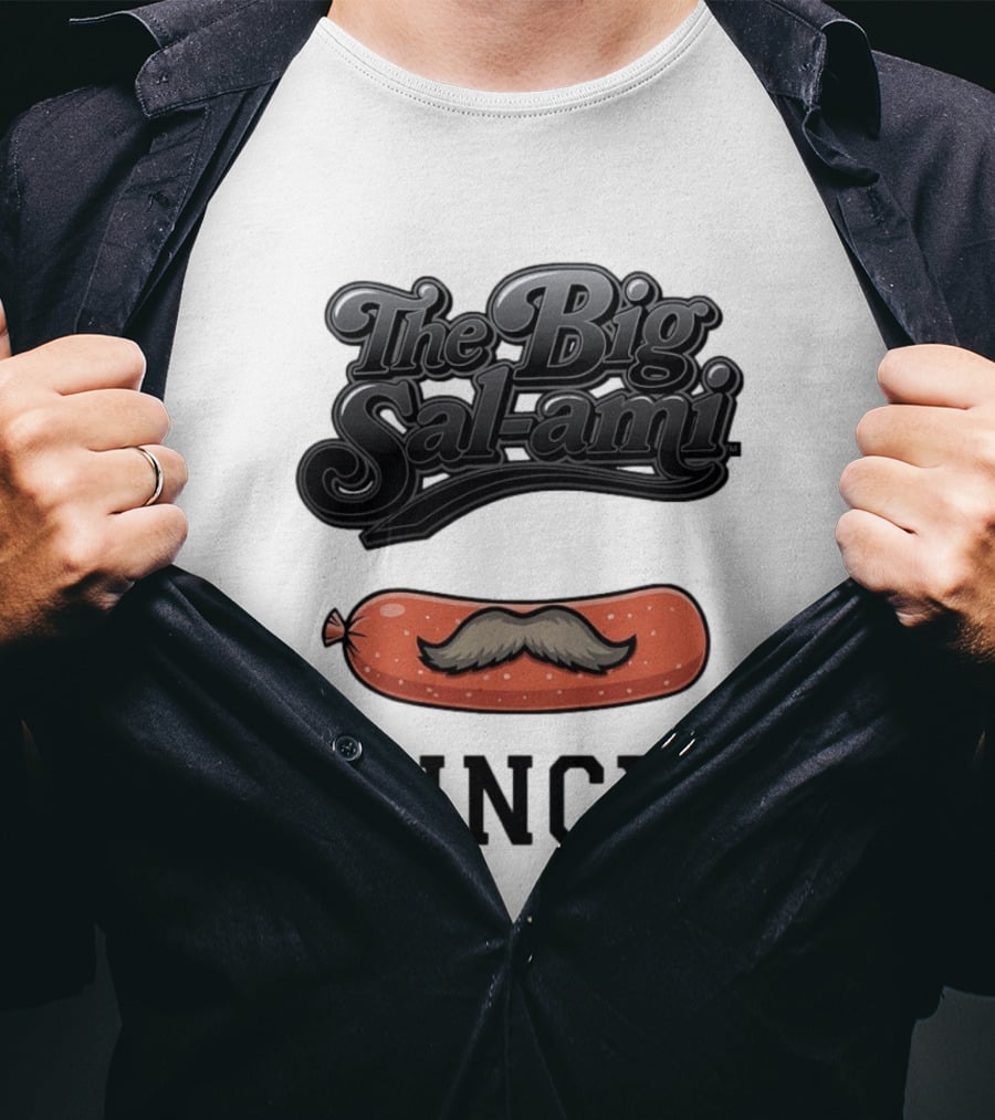 The Big Salami Cincy Mustache T-Shirt