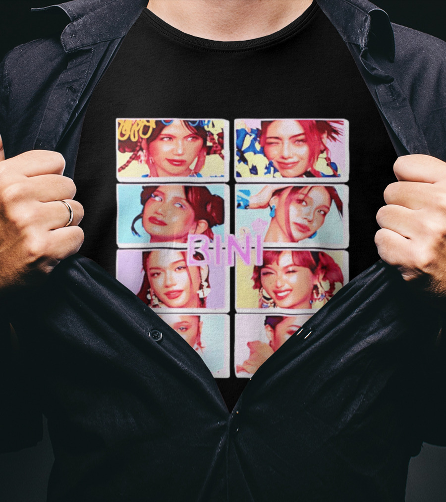 BINI Grid Style P Pop Group Philippines T-Shirt