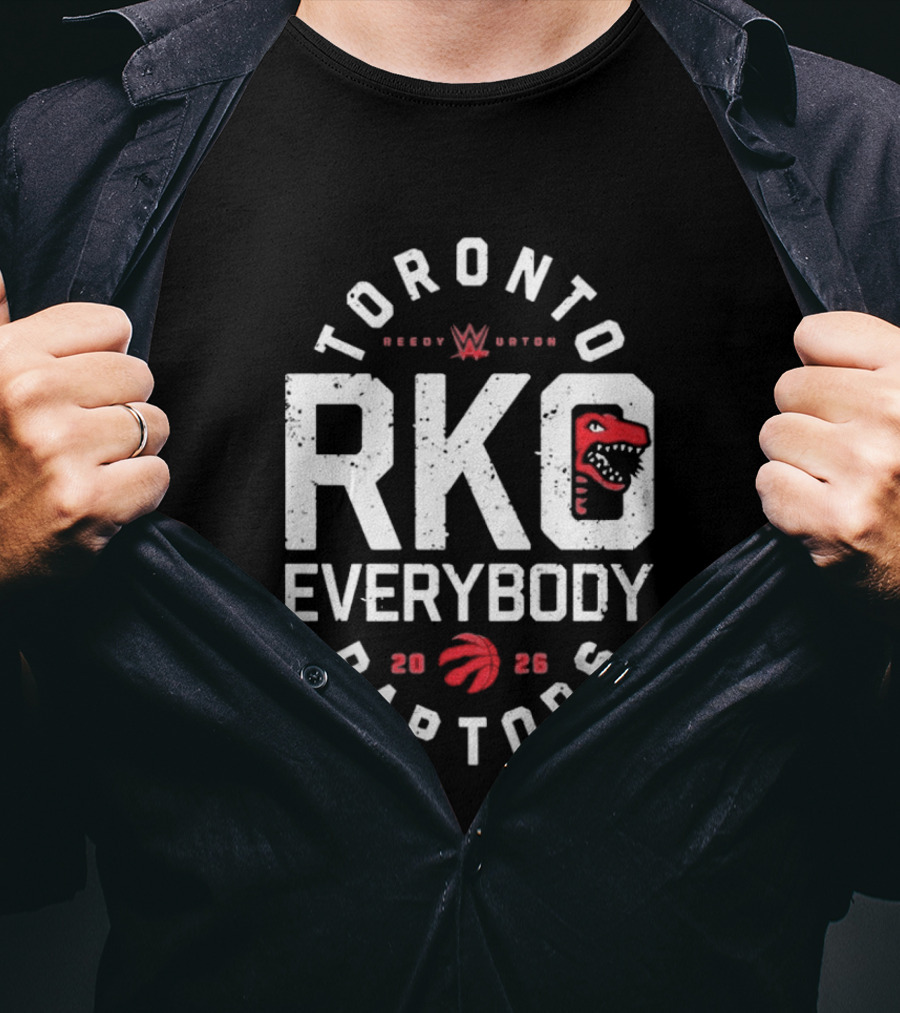 Toronto Raptors RKO Everybody Randy Orton 2026 Collaboration T-Shirt