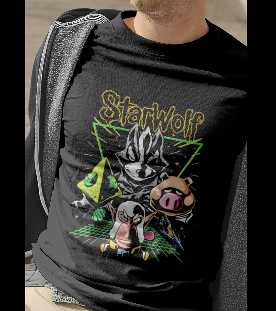 StarWolf Character Collection Wolf And Fox T-Shirt