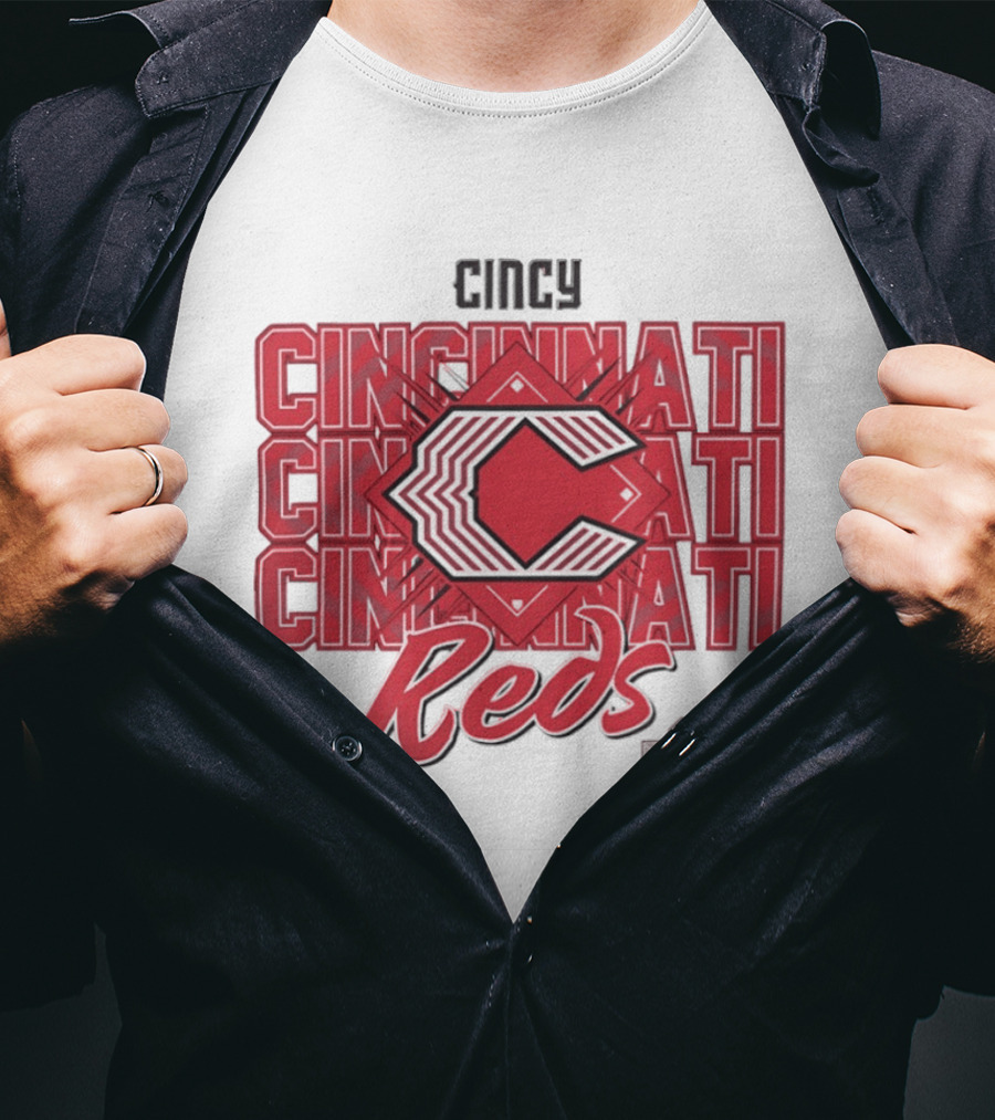 Cincinnati Reds Cincy 2026 City Connect Modern Layered T-Shirt
