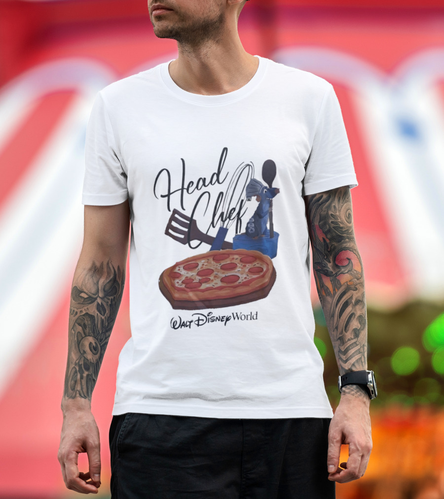 Head Chef Ratatouille Pizza Walt Disney World T-Shirt