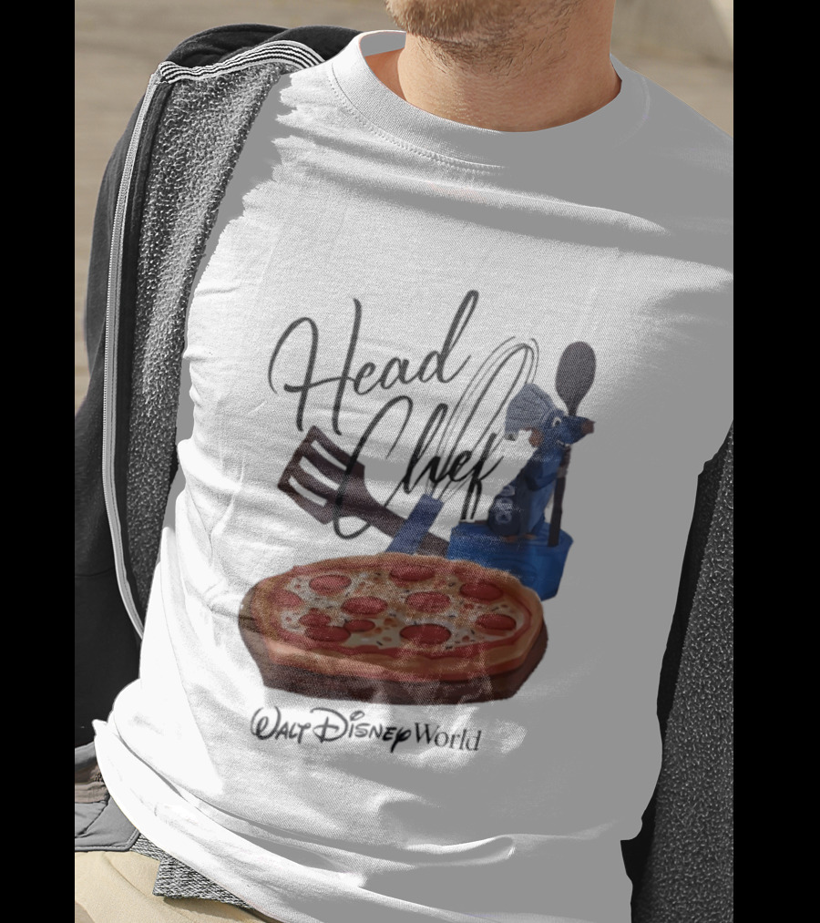 Head Chef Ratatouille Pizza Walt Disney World T-Shirt